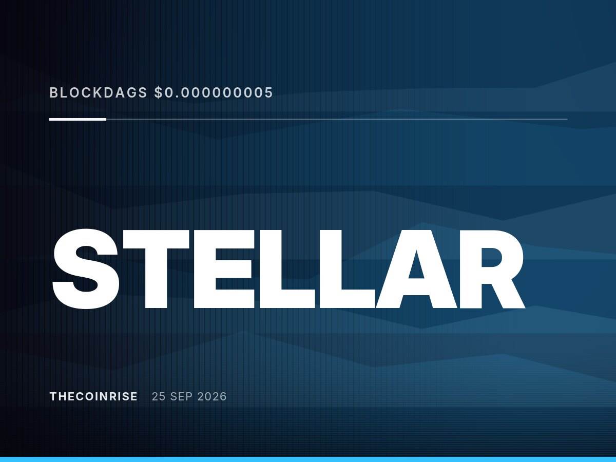 BlockDAG 0.000000005美元价格或将在72小时内消失，目标直指0.05美元！Sui与Stellar价格走势前瞻