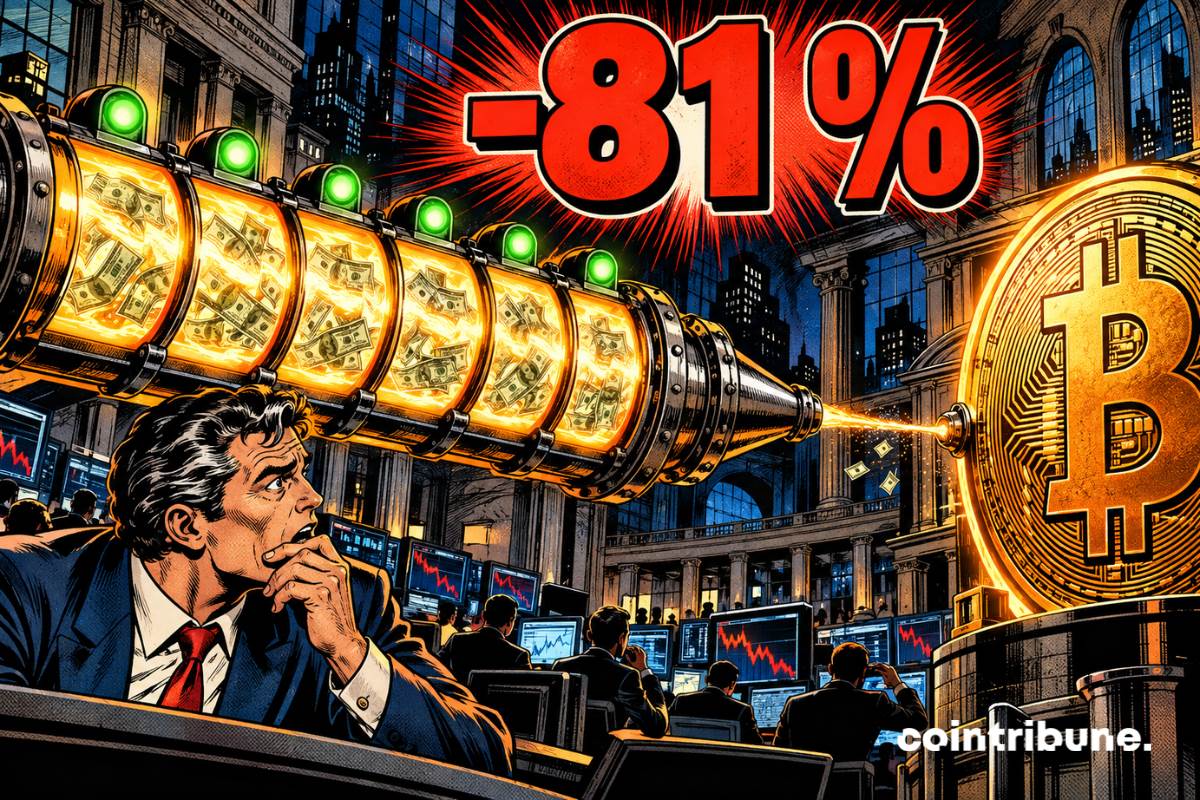 比特币：ETF流入量骤降80%，但仍保持净流入