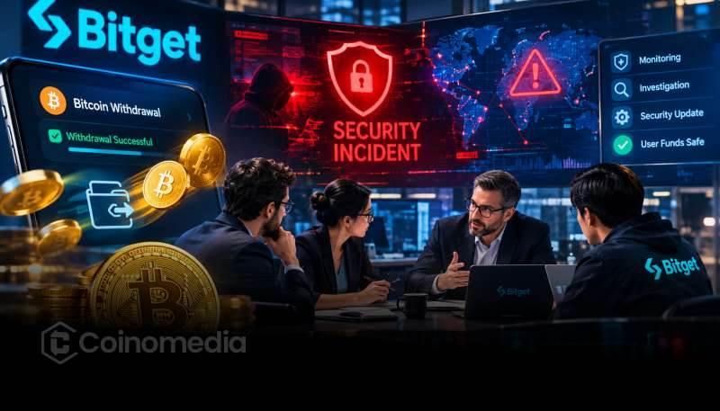 Bitget在安全事件后恢复比特币提现