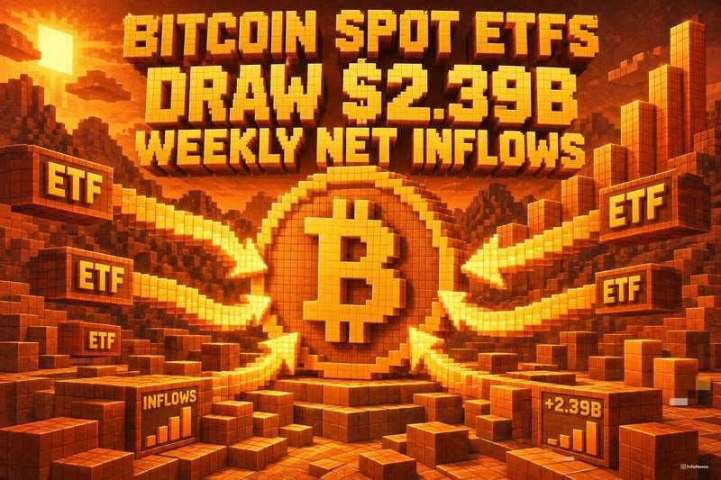 比特币现货ETF本周吸引23.9亿美元净流入