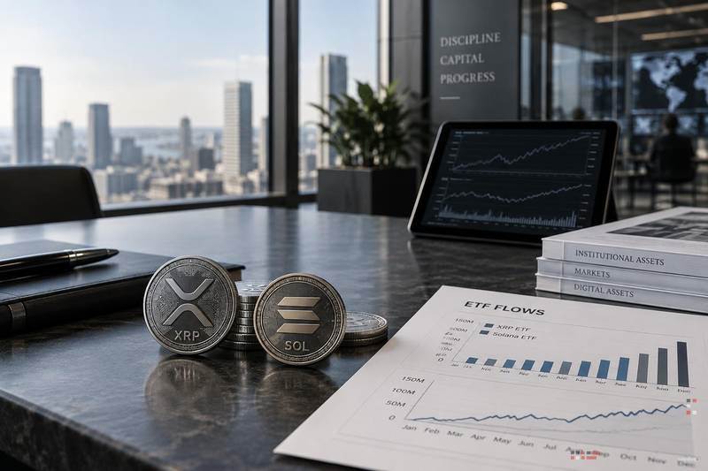 XRP ETF吸引7500万美元资金流入，Solana基金触及2026年高点