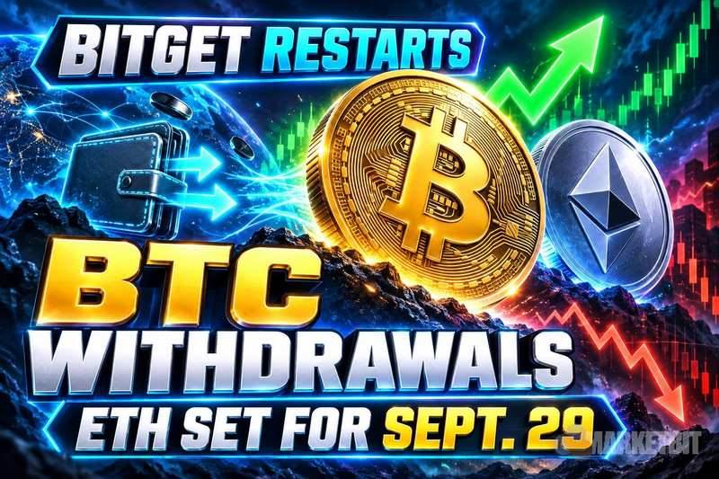 Bitget恢复BTC提币；ETH预计9月29日上线