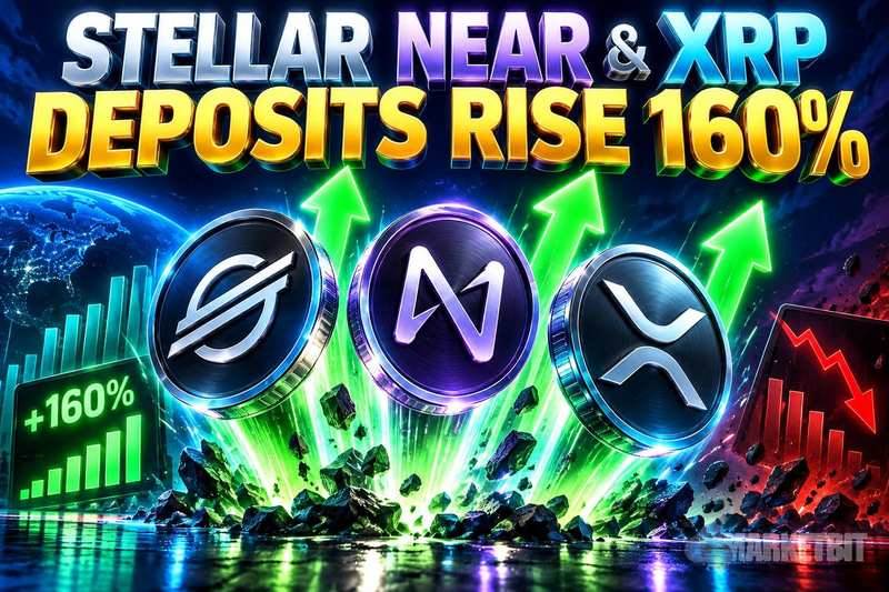 Stellar、NEAR和XRP交易所存款激增160%