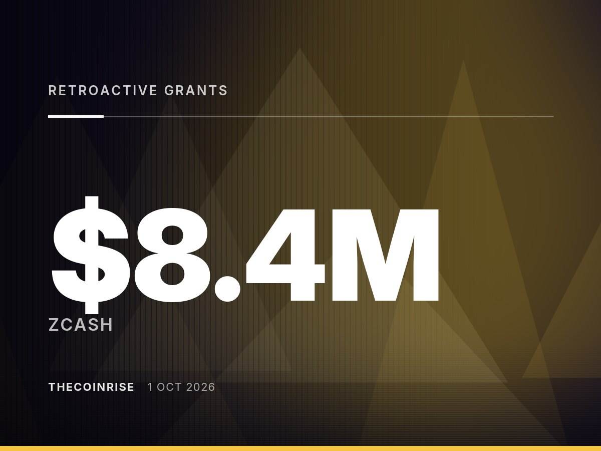 Zcash 持有者批准 840 万美元追溯性拨款，ZEC 稳定在 1,400 美元