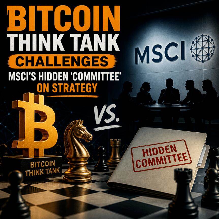 比特币智库挑战MSCI隐藏的“委员会”策略