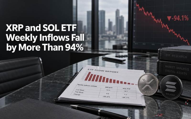 XRP和SOL ETF周流入量骤降超94%