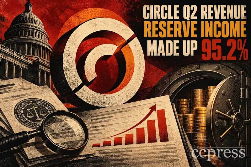 Circle第二季度收入：储备金收入占比达95.2%