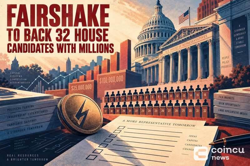 Fairshake将向32位众议院候选人提供数百万美元支持