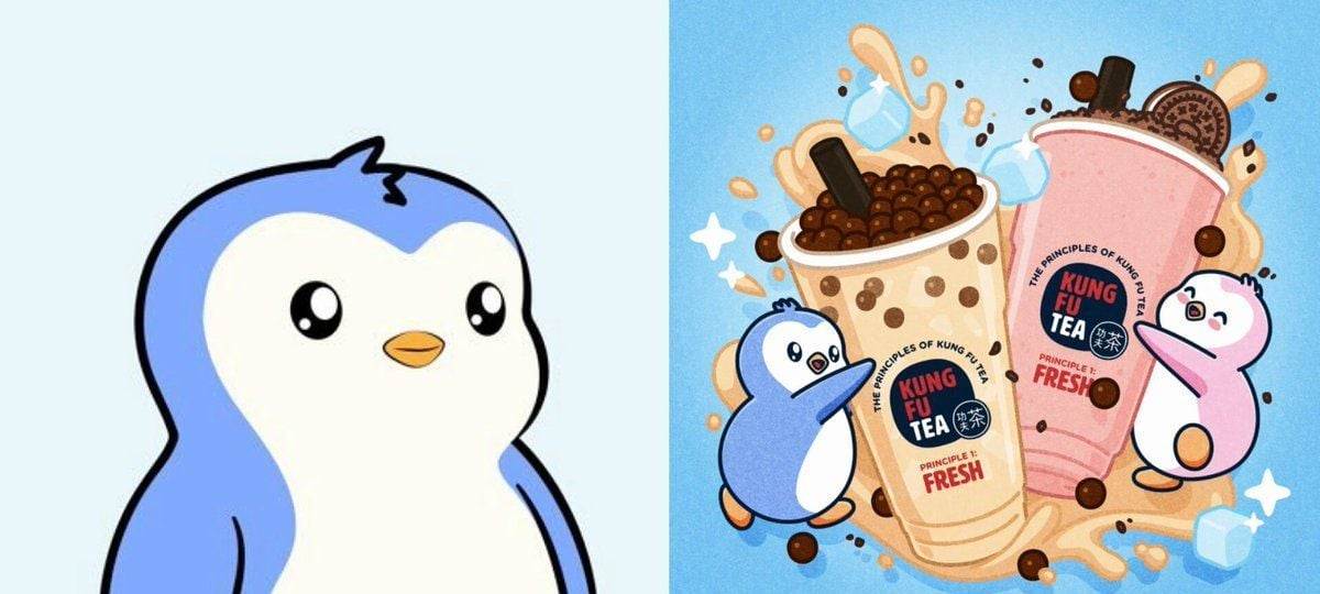 Pudgy Penguins进军主流饮料市场