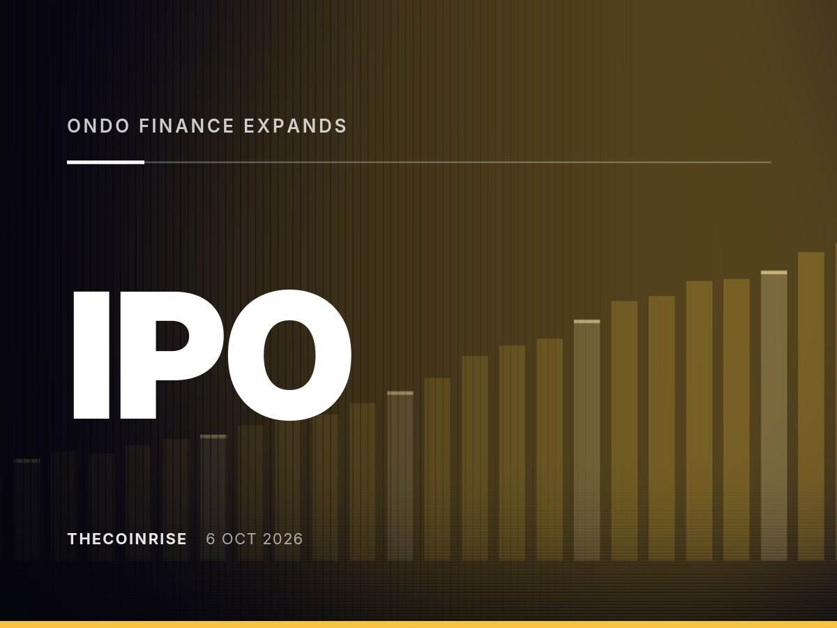 Ondo Finance 进军私募市场，推出代币化 Pre-IPO AI 投资产品