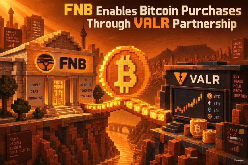 FNB通过与VALR合作实现比特币购买功能