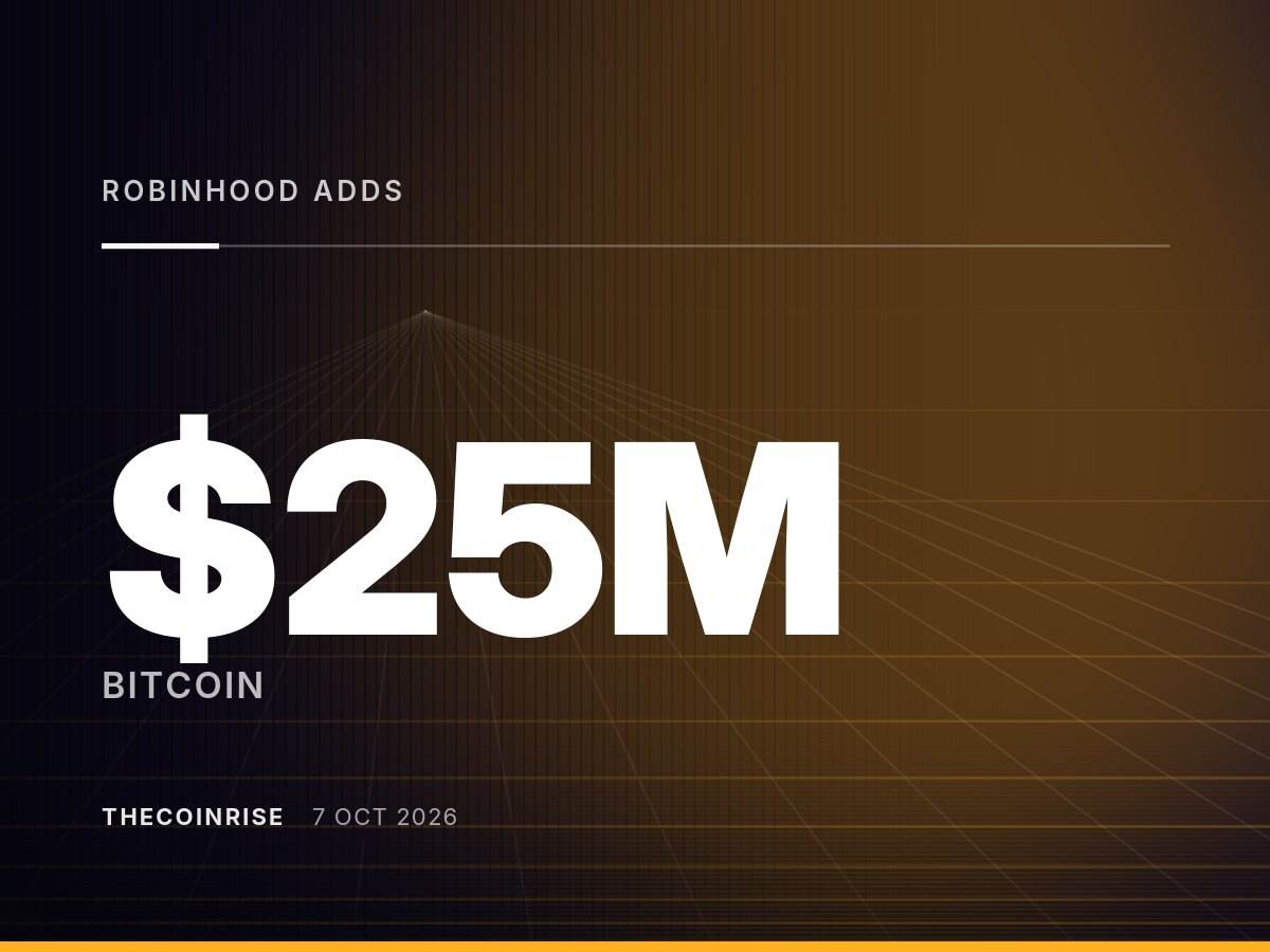 Robinhood 在资产负债表上增加 2500 万美元比特币