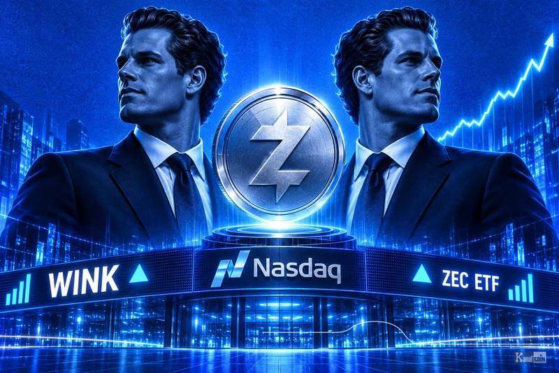 温克莱沃斯兄弟寻求ZEC ETF在纳斯达克上市，拟用WINK代码