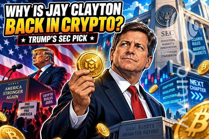 杰伊·克莱顿为何重返加密货币领域？特朗普的SEC人选