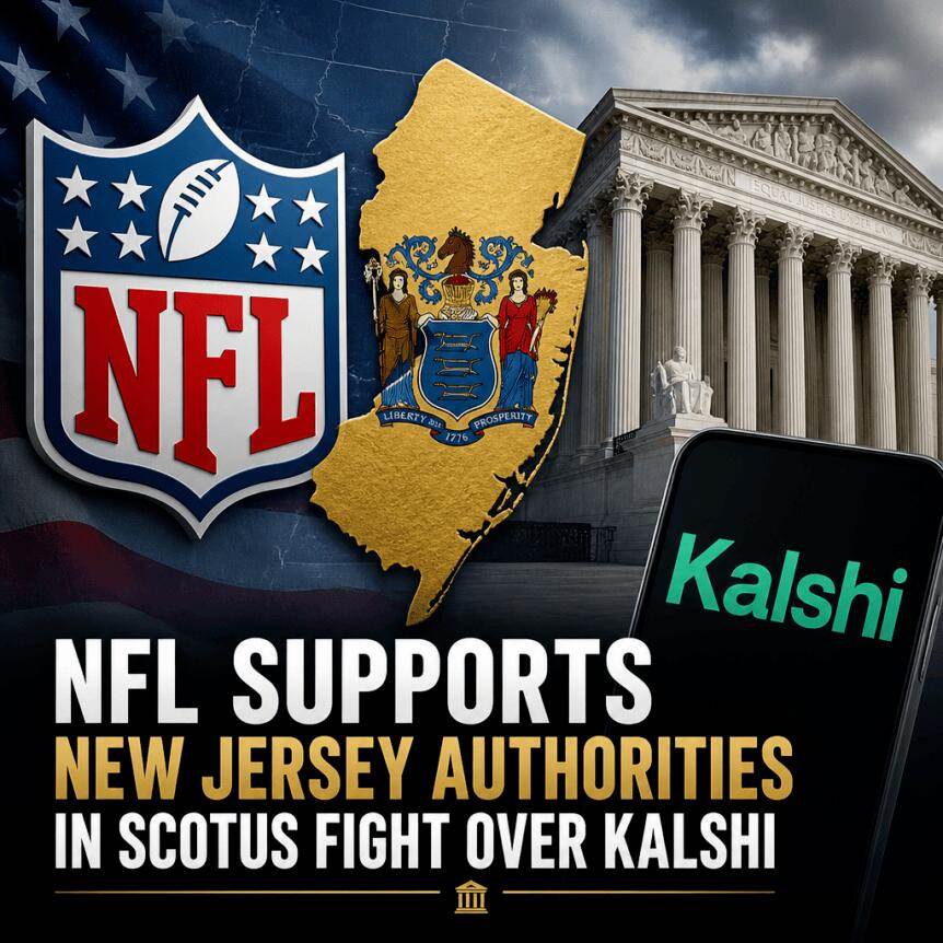 NFL支持新泽西州当局在最高法院关于Kalshi的斗争中