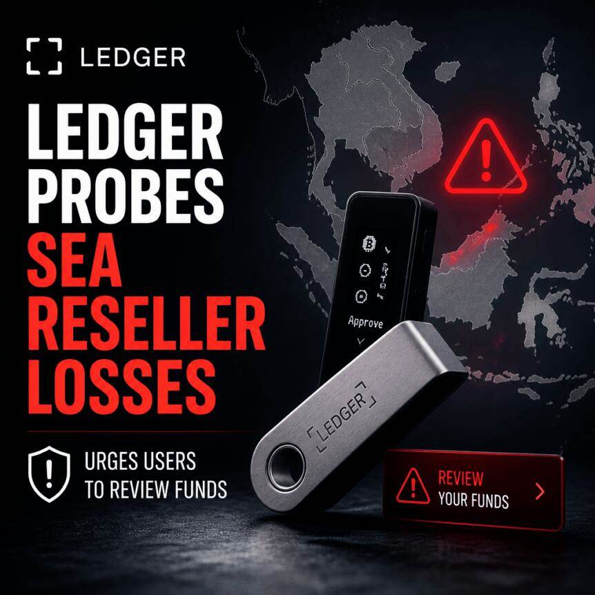 Ledger 调查东南亚代理商损失，敦促用户审查资金