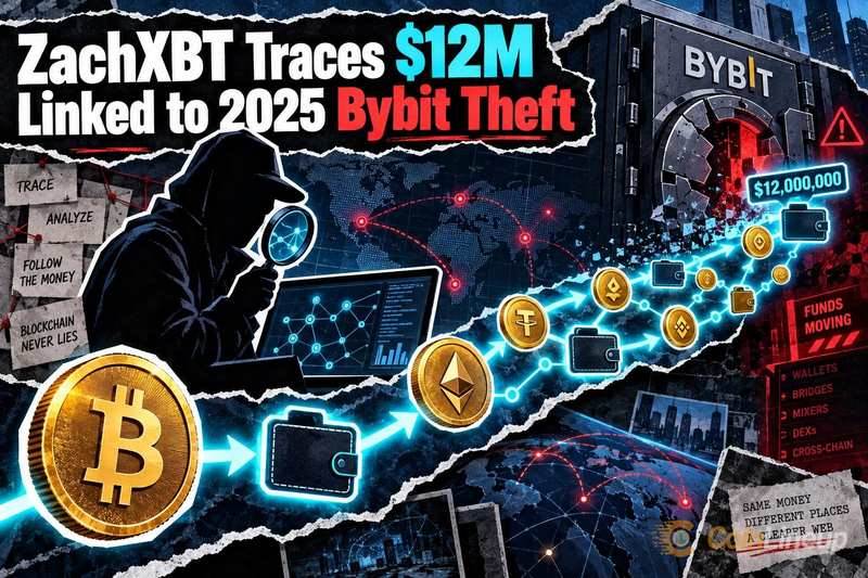 ZachXBT追踪与2025年Bybit盗窃案相关的1200万美元资金