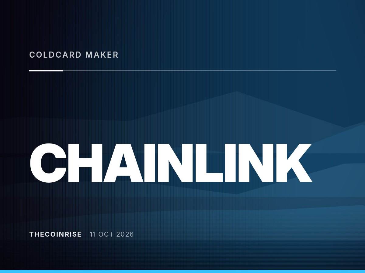 Coldcard Maker 调查被黑 X 账号发布的钓鱼链接