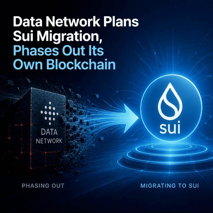Data Network计划迁移至Sui，逐步淘汰自有区块链