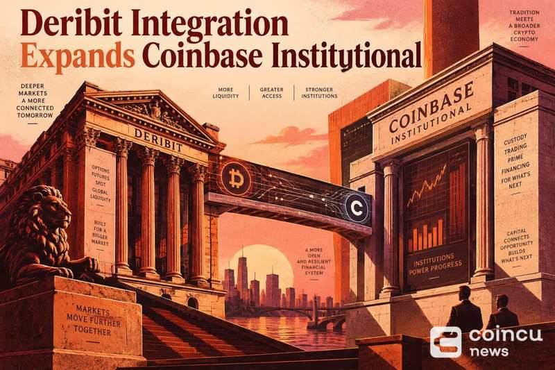 Deribit 集成扩展了 Coinbase Institutional