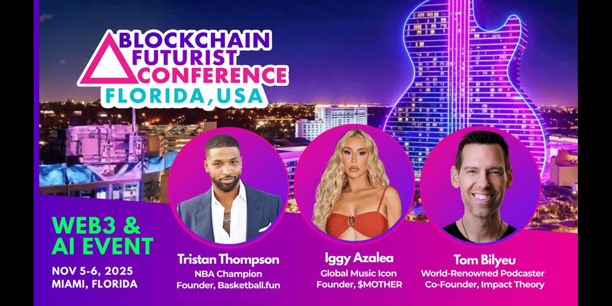 Countdown to the 2025 Florida Blockchain Conference: Iggy Azalea, Tristan Thompson, and several lead