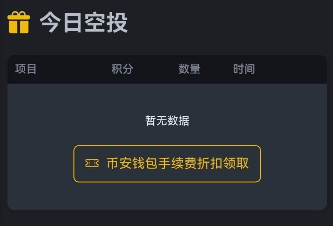 币安空投快讯 | 11月12日空投提醒