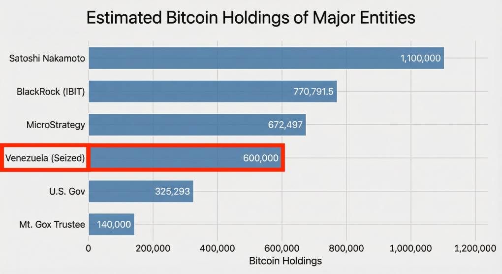 Maduro's downfall brings into question the existence of a hidden reserve of 60 billion bitcoins