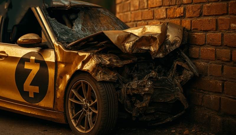 Zcash plummeted: from a peak of $700 to just $316 two weeks later.
