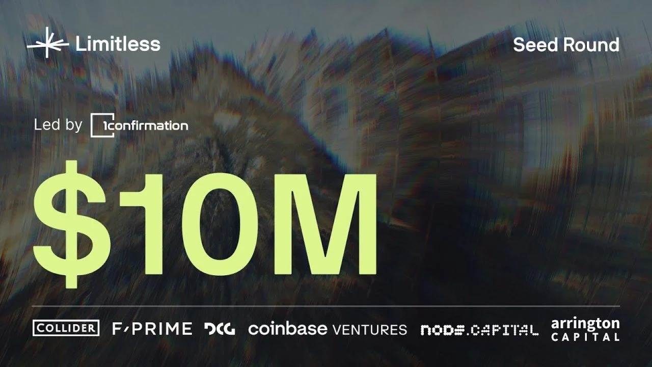 Limitless has completed a seed round of financing worth $10 million. LMTS tokens will be launched so