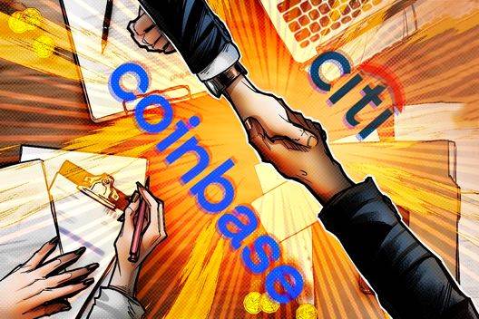Citibank has partnered with Coinbase to modernize institutional payments through the use of digital