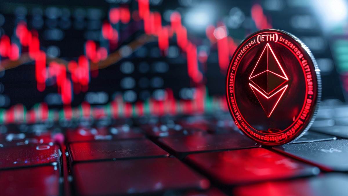 The price of Ethereum dropped by 6.5%. Inflation expectations and profit-taking actions contributed