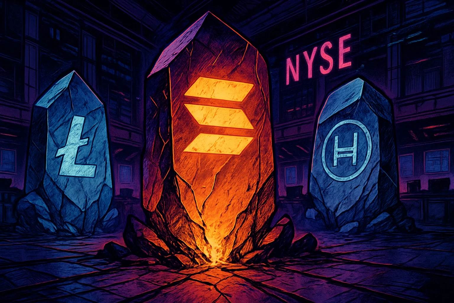 New cryptocurrency ETFs available for trading: Solana, Litecoin, and HBAR