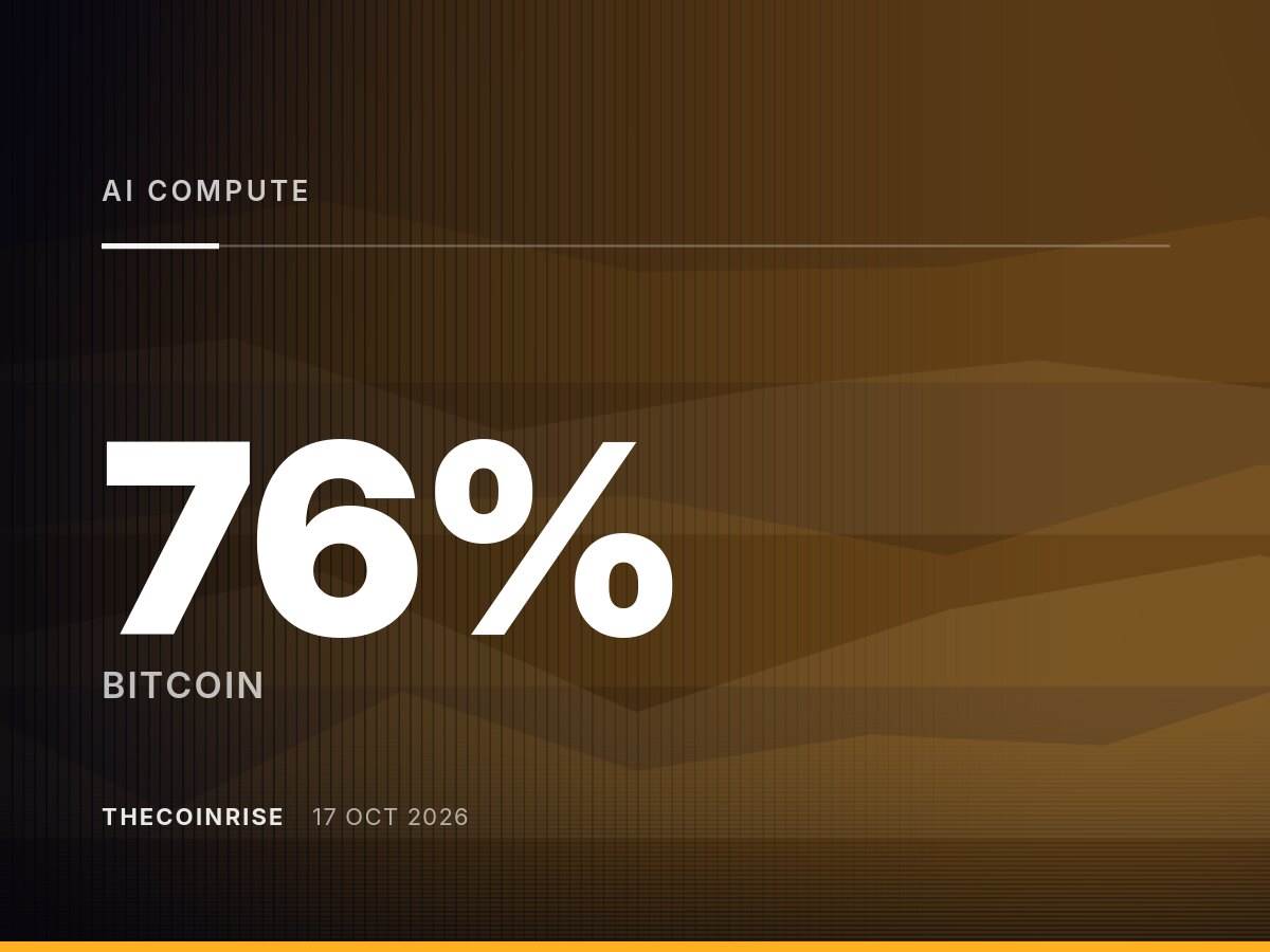 以太坊创始人Vitalik Buterin指出：AI算力成本中资本占比高达76%，与比特币的电力驱动模式截然不同