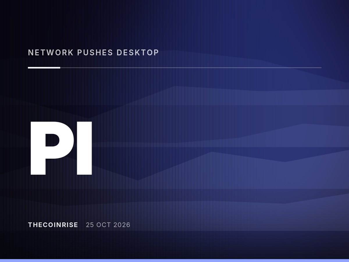 Pi Network推送桌面版0.6.4更新，PI价格测试0.078美元支撑位