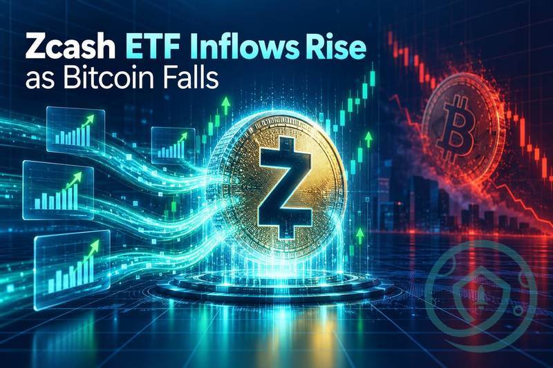 比特币下跌之际，Zcash ETF资金流入增加