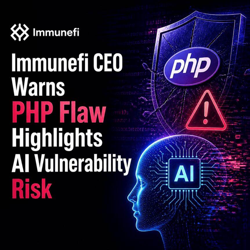 Immunefi CEO警告：PHP漏洞凸显AI安全风险