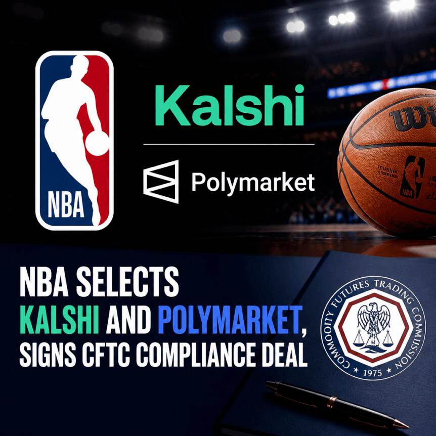 NBA选择Kalshi和Polymarket，签署CFTC合规协议