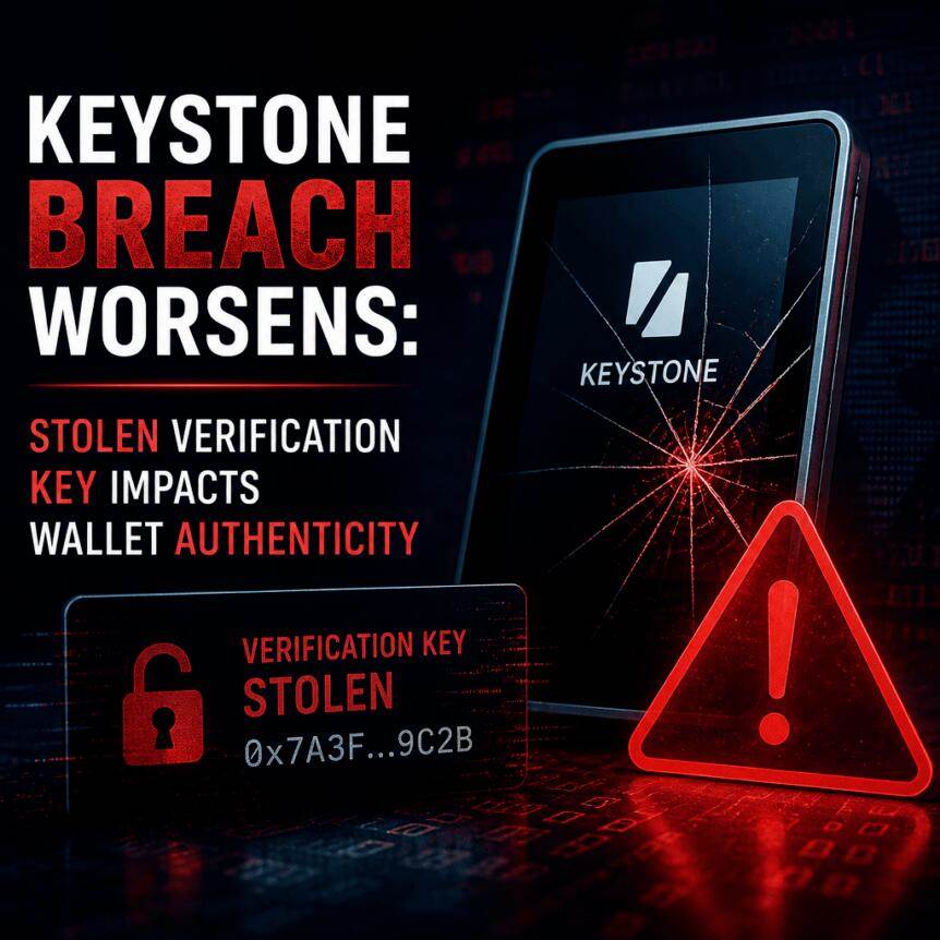 Keystone 漏洞加剧：被盗验证密钥影响钱包真实性