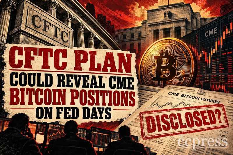 CFTC计划或揭示美联储会议日期的CME比特币持仓