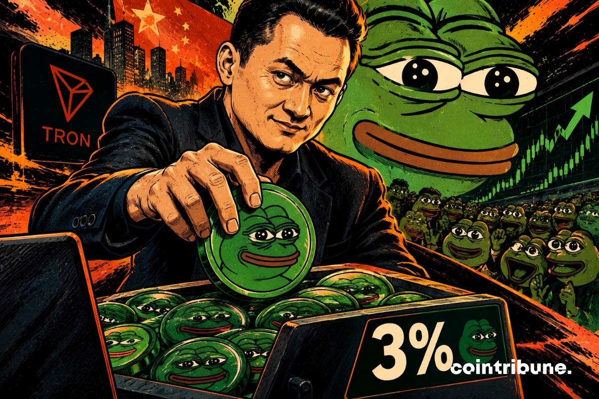 孙宇晨购入3%的PEPE代币供应量