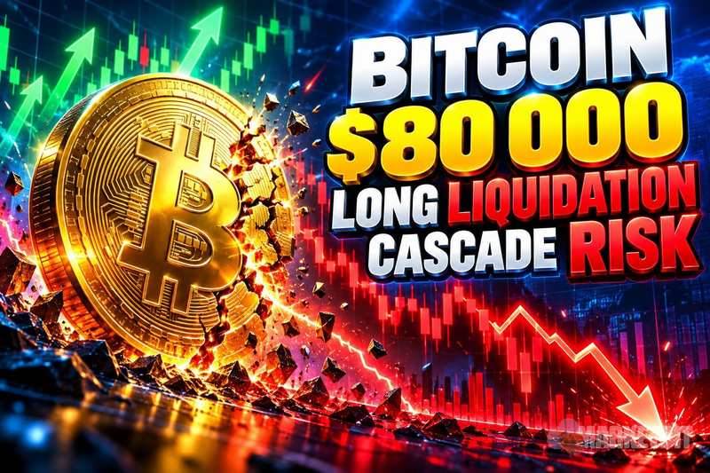 比特币突破8万美元：长头寸清算连锁风险