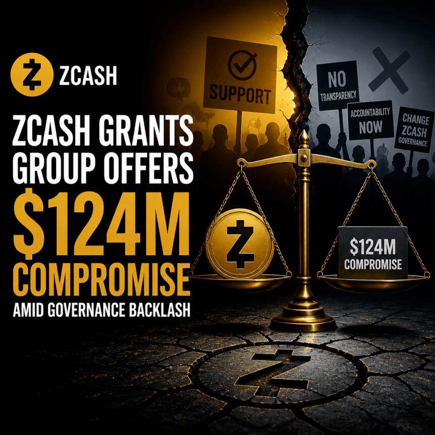 Zcash资助团体在治理争议中提出1.24亿美元和解方案