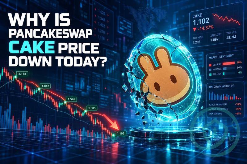 为什么今日PancakeSwap（CAKE）价格下跌？
