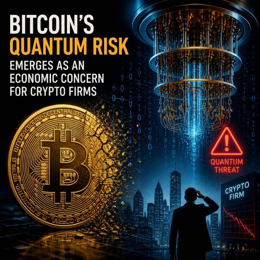 比特币量子风险浮现，成为加密货币企业的经济隐忧